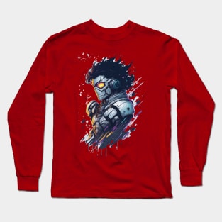 realistic alien armor T-shirt design Long Sleeve T-Shirt